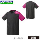 ★ポイント5倍★ゲームシャツ(フィットスタイル)　10464　MEN　ヨネックス YONEX