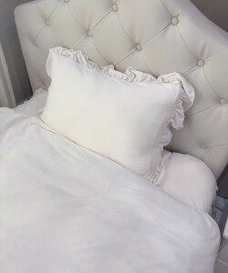 【送料無料】ふわとろフリル枕カバー| ラルムドラパン ガーリーインテリア 可愛い ピンク フレンチガーリー 量産系 姫系 ガーリー系 リボン 枕 カバー フリル かわいい おしゃれ シンプル