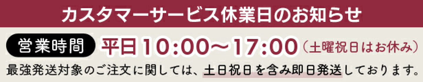 休業日インフォメーション