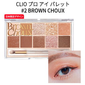 クリオ アイシャドウ パレット メール便 送料無料 アイシャドウ クリオ プロ アイ パレット(10色) 2号 brown choux 正規品 韓国コスメ CLIO AKB さっしー 指原莉乃 メール便 送料無料 ラサビューティー