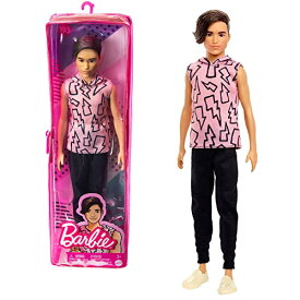 【5/1クーポン配布&ポイントUP】バービー(Barbie) ケンファッショニスタ イナズマパーカー着せ替え人形 再利用可能ビニールバッグ 3才~ HBV27 ピンク