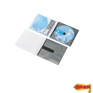 【マラソン最大46倍】エレコム ディスクケース 省スペース CD DVD 1枚収納 30枚パック ブラック CCD-DPC30BK