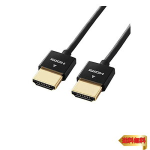 �y�}���\���ő�46�{�z�G���R�� HDMI �P�[�u�� 0.7m 4K × 2K�Ή� �X�[�p�[�X���� �u���b�N DH-HD14SS07BK