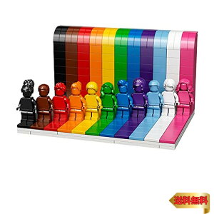 �y�}���\���ő�46�{�z���S(LEGO) Everyone Is Awesome �������� �ߋ� �v���[���g �u���b�N LGBTQIA+ 40516