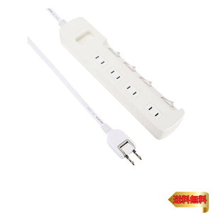 �y�}���\���ő�46�{�z�G���R�� �d���^�b�v �ʃX�C�b�` �ȃG�l �X�C���O�v���O 4�� 2m �z���C�g T-E5A-2420WH
