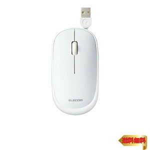 �y�}���\���ő�46�{�z�G���R�� �L�� �}�E�X Slint �É� ���^���o�C�� 3�{�^�� �P�[�u�����掮 �z���C�g M-TM10UBWH