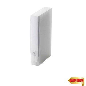 【マラソン最大46倍】エレコム ファイルケース DVD CD 対応ファイルケース 48枚収納 クリア CCD-FS48CR