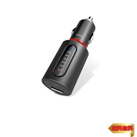 【5/1クーポン配布&ポイントUP】エレコム FMトランスミッター/スマートフォン/Bluetooth/USBポート付/2.4A/ブラック