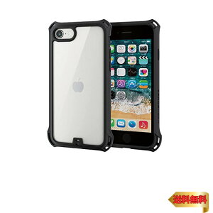 �y�}���\���ő�46�{�z�G���R�� iPhone SE (��2����/��3����) / 8 / 7 �p �P�[�X �ϏՌ� �p�G�A�N�b�V���� �w�ʃN���A ZEROSHOCK �u��