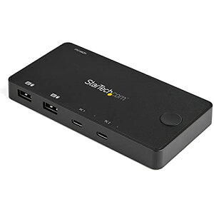 y}\ő46{zStarTech.com KVMXCb`/USB-Cڑ/2|[g/1/HDMI 2.0/4K60Hz/DP Alt