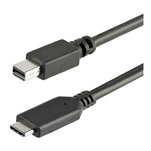 �y�}���\���ő�46�{�zStarTech.com USB-C - Mini DisplayPort�P�[�u�� 1m 4K/60Hz �u���b�N CDP2MDPMM1MB