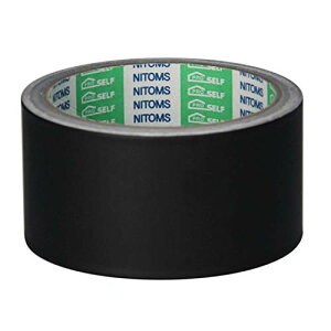 【マラソン最大46倍】ニトムズ プロセルフ アルミテープブラックつやなし 簡単防水 補修 キズ隠し 金属 屋外 幅50mm×長さ10m×厚さ0.1mm 1巻入 黒 J