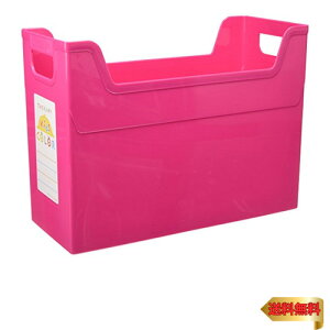 ナカバヤシ ファイルボックス 書類収納ボックス A4 ピンク フボ-TC4KP