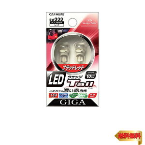 J[Cg(CARMATE) ԗp LED e[v GIGA EFbW T10 10lm bh BW333
