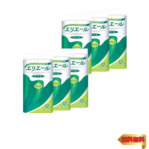 エリエール トイレットペーパー 30m×72ロール(12ロール×6パック) ダブル パルプ100% リラックス感のある香り 【ケース販売】