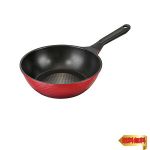 和平フレイズ 軽い 深型フライパン ディープパン 24cm ダイヤモンドコート ガス火専用 トレージュ RB-2130