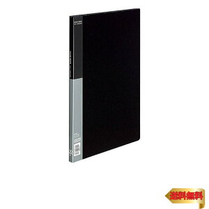 コクヨ ファイル クリアファイル ベーシック B4 20ポケット 黒 ラ-B24D
