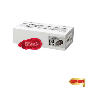 コクヨ(KOKUYO) テープのり のり ドットライナー つめ替え 強力に貼る 10個 タ-D403-08X10 赤