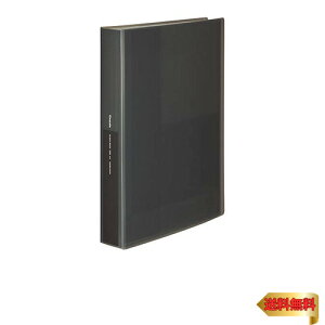 コクヨ(KOKUYO) ファイル クリヤーブック グラッセル 固定式 A4 100枚 ブラック ラ-GL100D