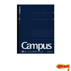 コクヨ(KOKUYO) ノート キャンパスノート 大人キャンパス ドット入り A罫 A4 40枚 ノ-201AT-DB 紺 本体サイズ:W210