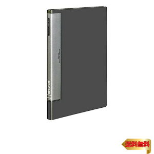 コクヨ ファイル クリアファイル ウェーブカット B4 40ポケット 黒 ラ-T574DM