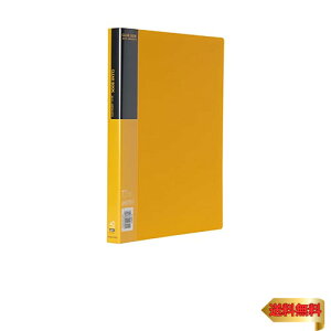 コクヨ(KOKUYO) ファイル クリアファイル ベーシック A4 40ポケット 黄 ラ-B40Y