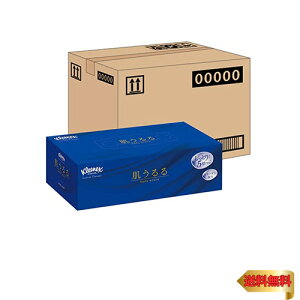 【ケース販売】 クリネックス ローションティシュー 肌うるる 408枚(204組) ×10箱入り