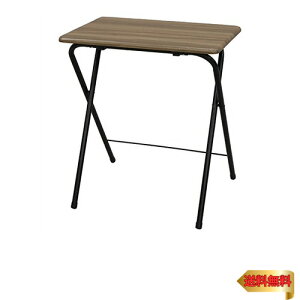 エイアイテック(AITECH) 折畳テーブル(L) 幅60×奥行54.5×高さ71.5cm 完成品 ブラウン FT-05L BR