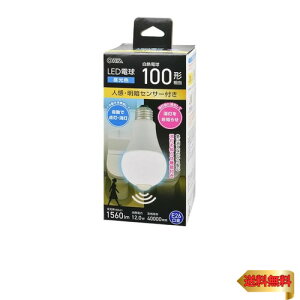 �I�[��(OHM)�I�[���d�@ LED�d�� E26 100�`���� �l�����ÃZ���T�[�t�� �����F LDA12D-G R52 06-4790