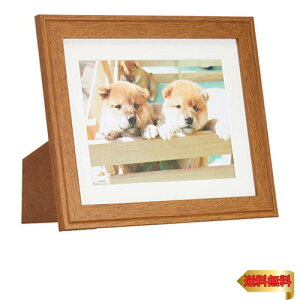 FUJICOLOR 木製額縁 YM-9 キャビネ 2L ブラウン 407666