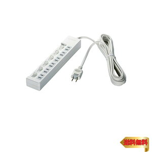 �o�b�t�@���[ BUFFALO 2�s���d���^�b�v 6�� �ʃX�C�b�` 3m �z���C�g BSTAPSW2630WH