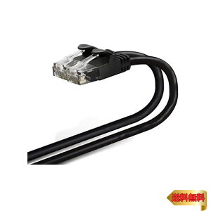 �G���R�� LAN�P�[�u�� CAT6 15m �ܐ܂�h�~�R�l�N�^ ���炩 �u���b�N LD-GPY/BK15