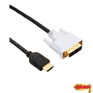 �G���R�� HDMI-DVI�ϊ��P�[�u�� �V���O�������N 3.0m DH-HTD30BK �u���b�N
