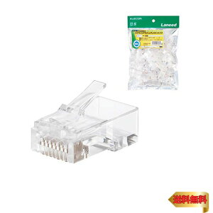 �G���R�� RJ45�R�l�N�^ CAT6�ECAT6A�Ή� �P���E�������Ή� 100���� LD-6RJ45T100RJ45�R�l�N�^(100��)