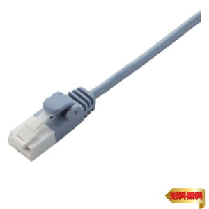 �G���R�� LAN�P�[�u�� CAT6 20m �c�����܂�Ȃ� �ܐ܂�h�~�R�l�N�^ �X���� �u���[ LD-GPST/BU200