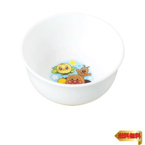 レック アンパンマン おわん (10.5×10.5×5cm) 電子レンジ ・ 食洗機 ・ 煮沸消毒 OK/すべり止め付