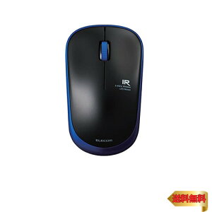 �G���R�� �}�E�X ���C�����X (���V�[�o�[�t��) M�T�C�Y 3�{�^�� IR�Z���T�[ �ȓd�� �u���[ M-IR07DRBU