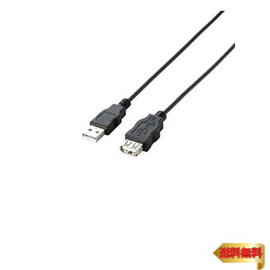 GR RoHSwߏ&zpbP[W GRUSBP[u USB2.0 AIX-AX^Cv 1m ubN U2C-JE10BK