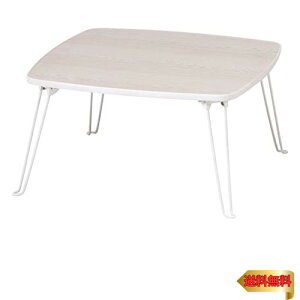 sf(Fujiboeki) [e[u lp ܂肽݃e[u ~j 60×s60×31.5cm zCgEHbV i p