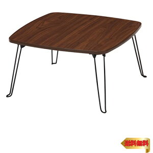 sf(Fujiboeki) [e[u lp ܂肽݃e[u ~j 60×s60×31.5cm uE i pۂ 