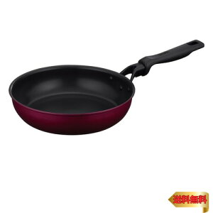 サーモス デュラブルシリーズ フライパン 24cm レッド ガス火・IH対応 焦げつきにくい 耐久性コーティング PFOA PFOS不使用 握り