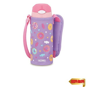 サーモス 水筒 真空断熱ストローボトル 400ml パープルピンク 子供用 通園通学 保冷専用 FHL-403F PL-P