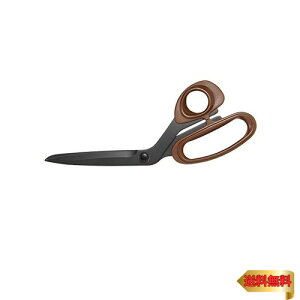 貝印 黒鋏 ふっ素 樹脂加工 230mm 5230 日本製 粘着テープや糊の付いた壁紙・障子もよく切れる 裁ち鋏 布切りバサミ KZ0080