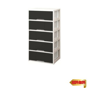 天馬(Tenma) シーンを選ばず使える収納チェスト 日本製 完成品 ルームケース 5段 キャスター付きで移動が簡単 引出しロック付きで抜け落ち