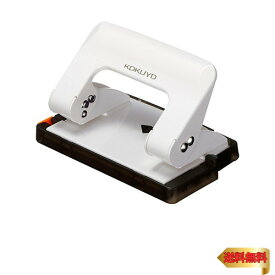 コクヨ(KOKUYO) 穴あけパンチ 2穴 ラクアケ ハンディ 17枚 白 PN-G17W