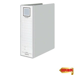 コクヨ(KOKUYO) ファイル ガバットパイプ式ファイル エコツイン(両開き) A4 2穴 1200枚収容 シルバー フ-GT6120C