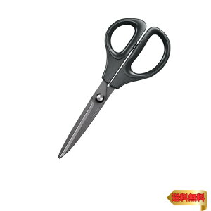 コクヨ はさみ ハサミ サクサ ストレート・フッ素刃 ブラック HSM-F110D