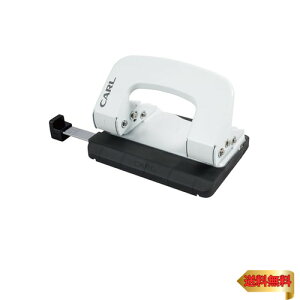 カール事務器 軽あけパンチ 小型 アリシス 2穴 16枚 シリーズ累計200万個販売 ホワイト LPN-16-W