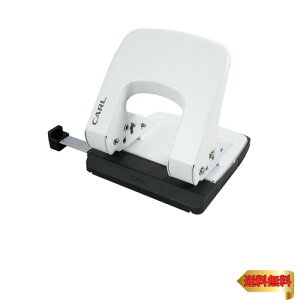 カール事務器 軽あけパンチ 小型 アリシス 2穴 35枚 シリーズ累計200万個販売 ホワイト LPN-35-W