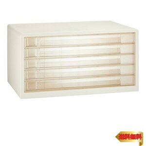 ナカバヤシ アバンテV2 レターケース 書類収納 A3 浅5段 シロ A3-55W